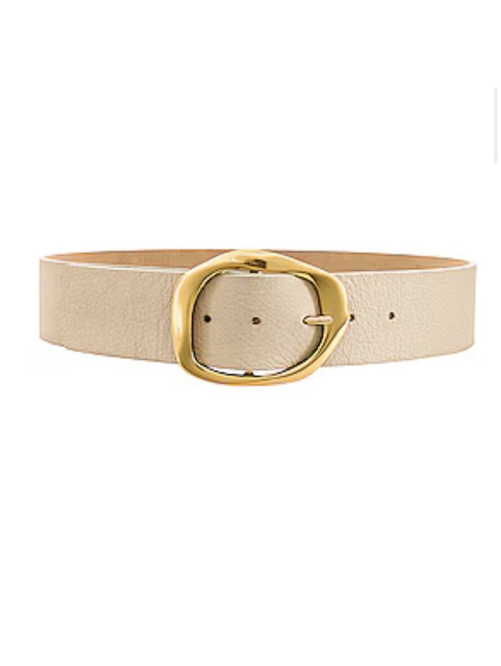 B-Low the Belt Edmond Tan Belt with Gold Buckle Size XS MSRP $188 Gold Hardware